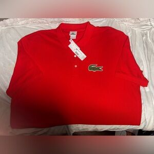 Lacoste Vibrant Red Polo Shirt